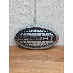 VINTAGE FORD ESCORT FRONT GRILLE EMBLEM BADGE